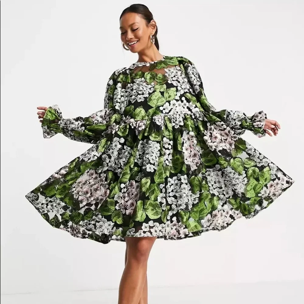 ASOS Edition Mini Smock Dress size 10 - Picture 1 of 6